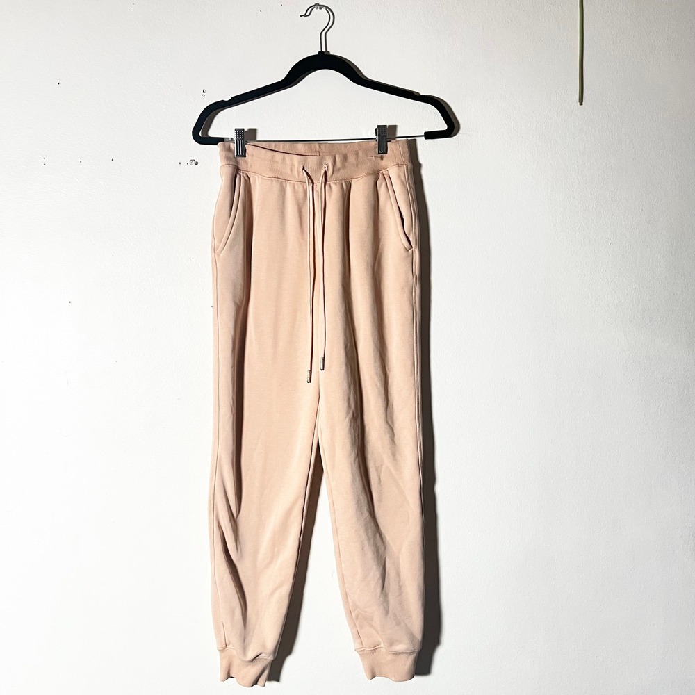 Uniqlo Heattech Pile Lined Sweatpants Peach Joggers Small